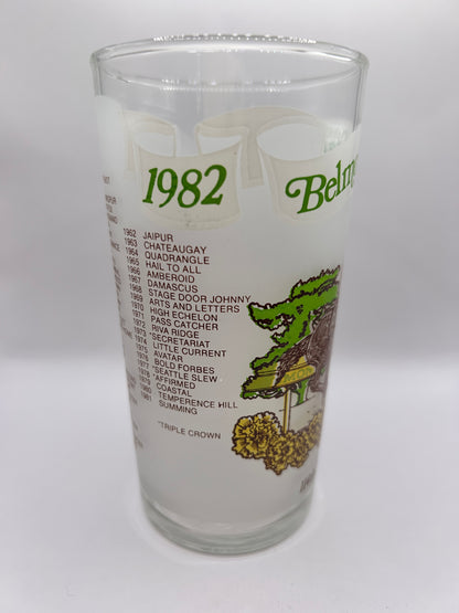 1982 Belmont Stakes Glass