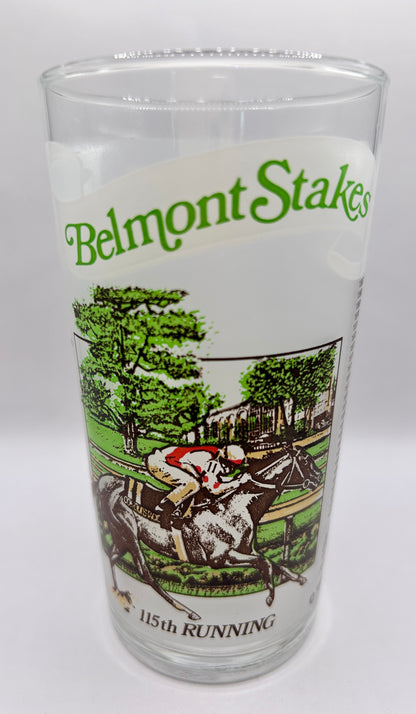 1983 Belmont Stakes Glass