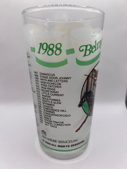 1988 Belmont Stakes Glass