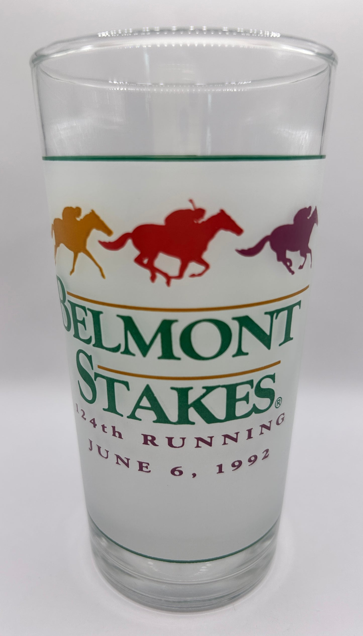 1992 Belmont Stakes Glass