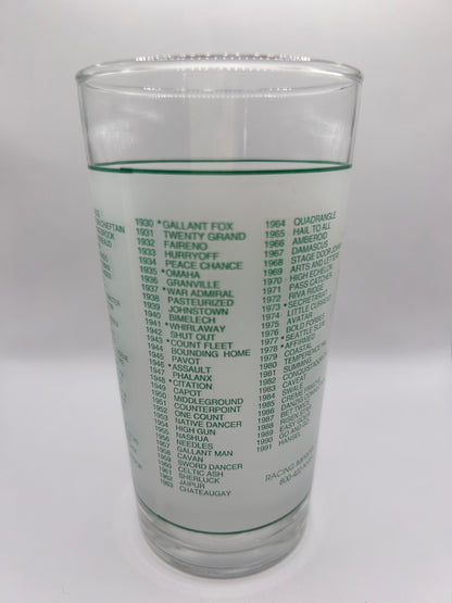 1992 Belmont Stakes Glass