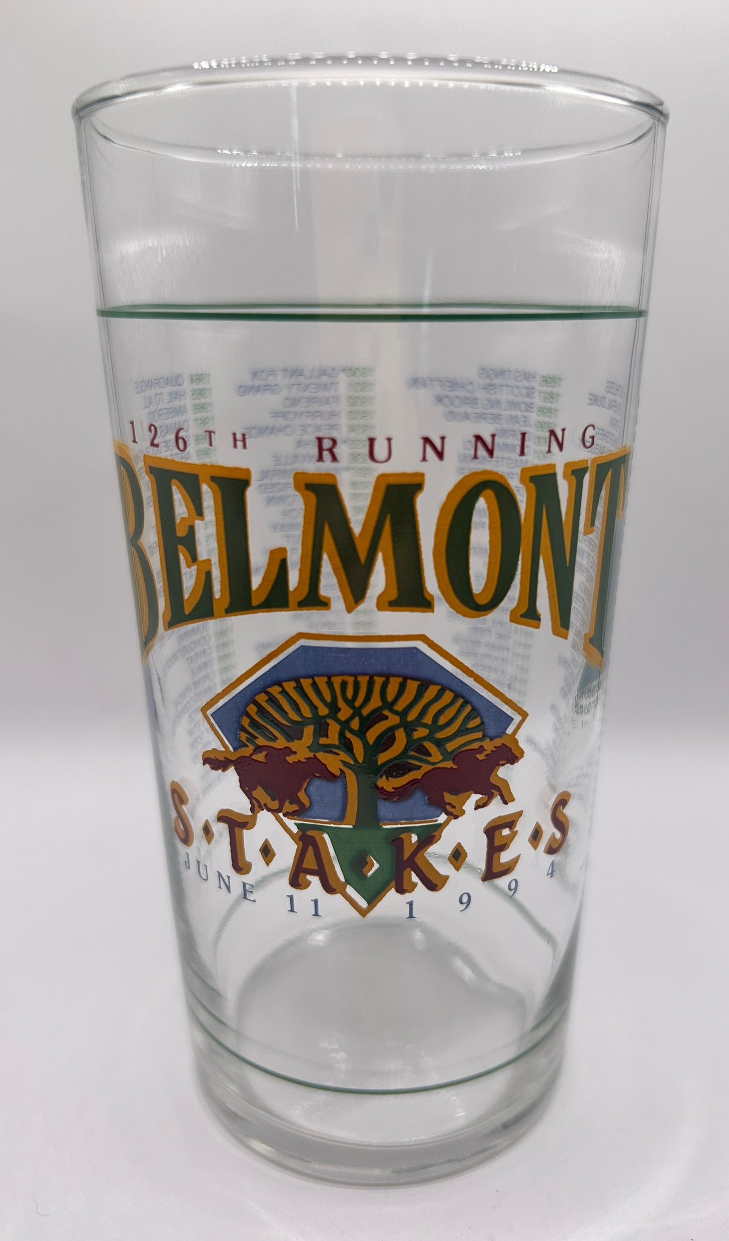 1994 Belmont Stakes Glass