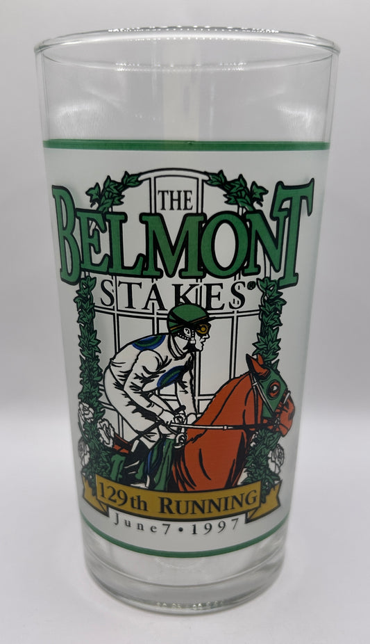 1997 Belmont Stakes Glass