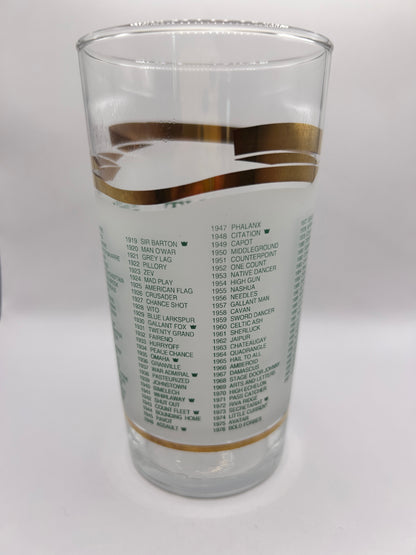 2002 Belmont Stakes Glass