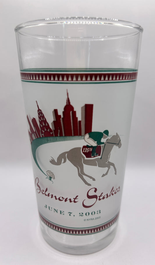 2003 Belmont Stakes Glass