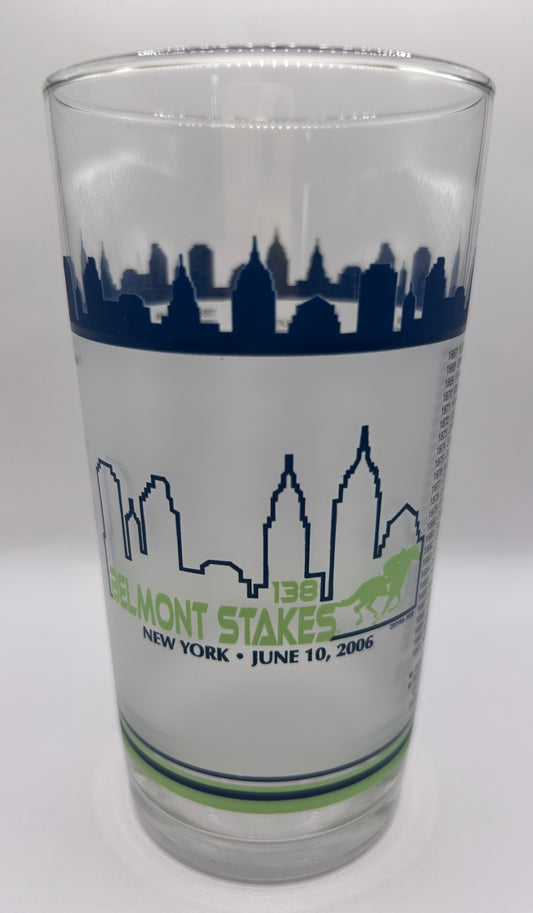 2006 Belmont Stakes Glass