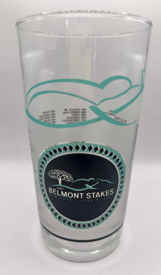 2007 Belmont Stakes Glass