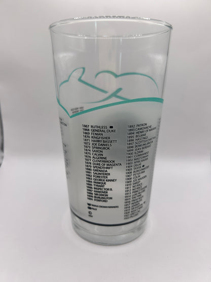 2007 Belmont Stakes Glass