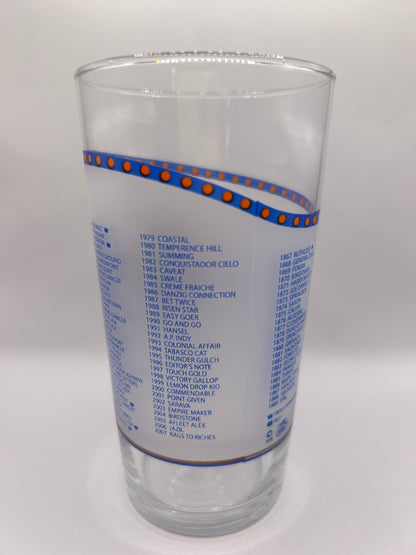 2008 Belmont Stakes Glass