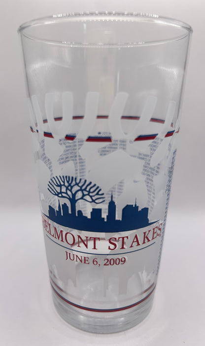 2009 Belmont Stakes Glass