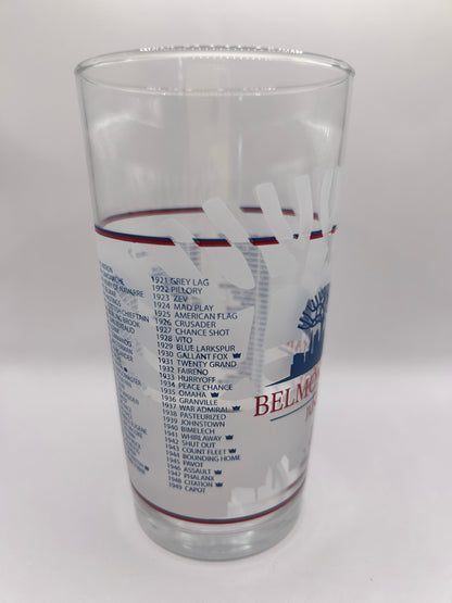 2009 Belmont Stakes Glass