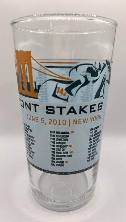 2010 Belmont Stakes Glass