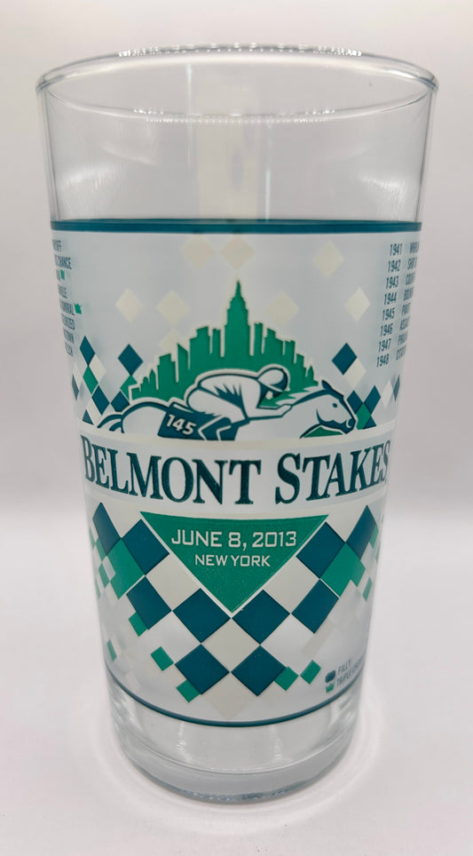 2013 Belmont Stakes Glass