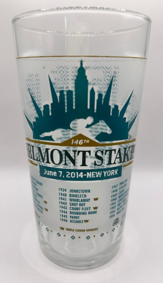 2014 Belmont Stakes Glass