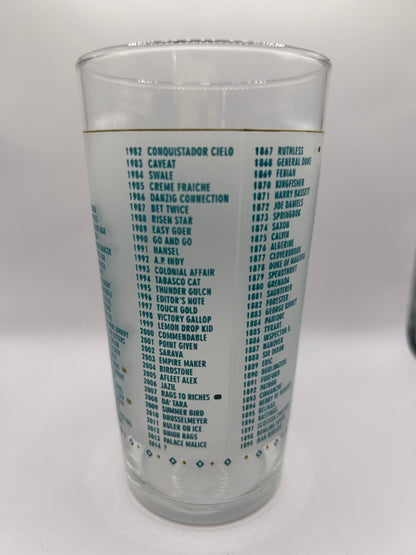 2014 Belmont Stakes Glass