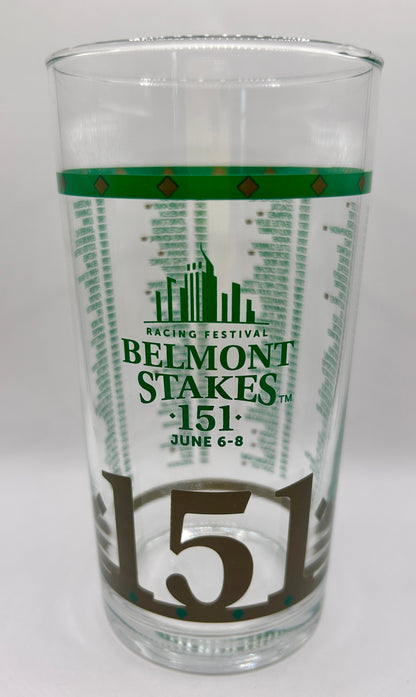 2019 Belmont Stakes Glass