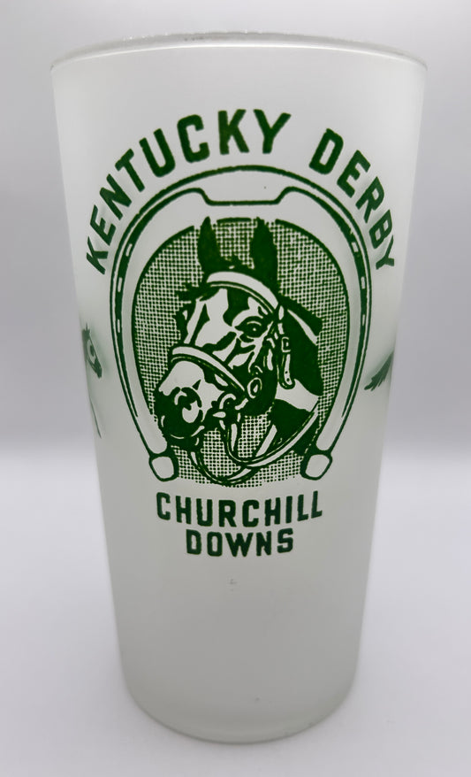 1948 Kentucky Derby Glass - Clear Bottom