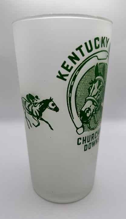 1948 Kentucky Derby Glass - Clear Bottom