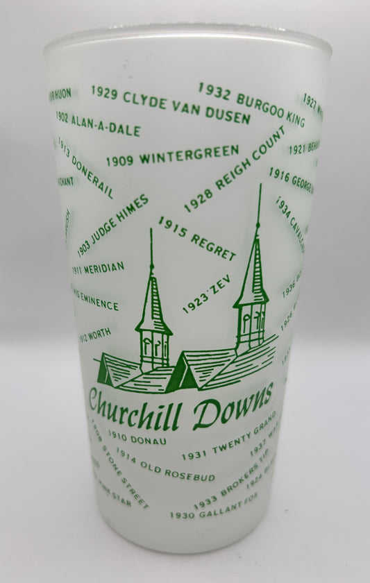 1954 Kentucky Derby Glass