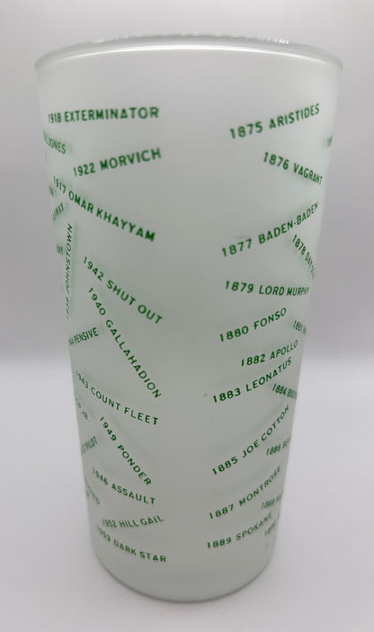 1954 Kentucky Derby Glass