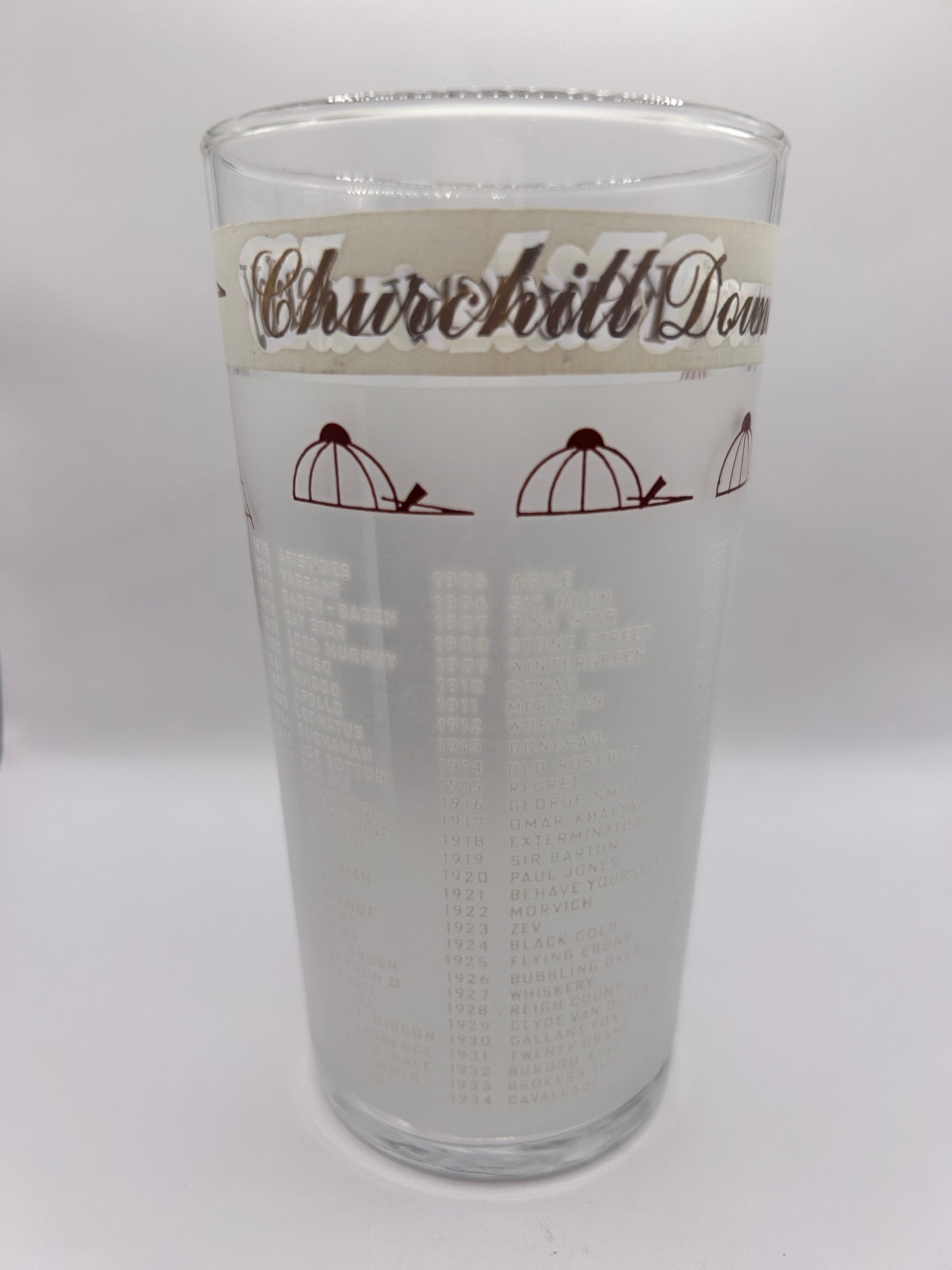 1963 Kentucky Derby Glass