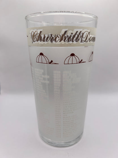 1963 Kentucky Derby Glass