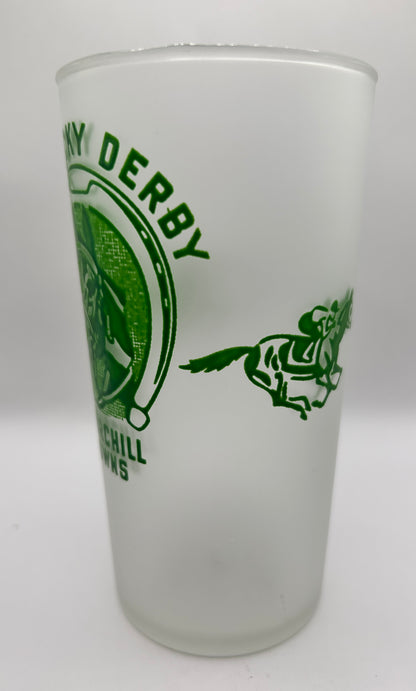 1948 Kentucky Derby Glass - Frosted Bottom