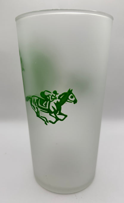 1948 Kentucky Derby Glass - Frosted Bottom