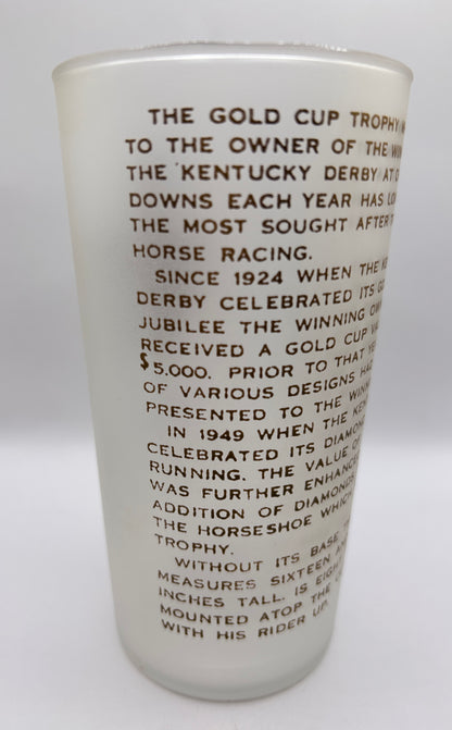 1952 Kentucky Derby Glass