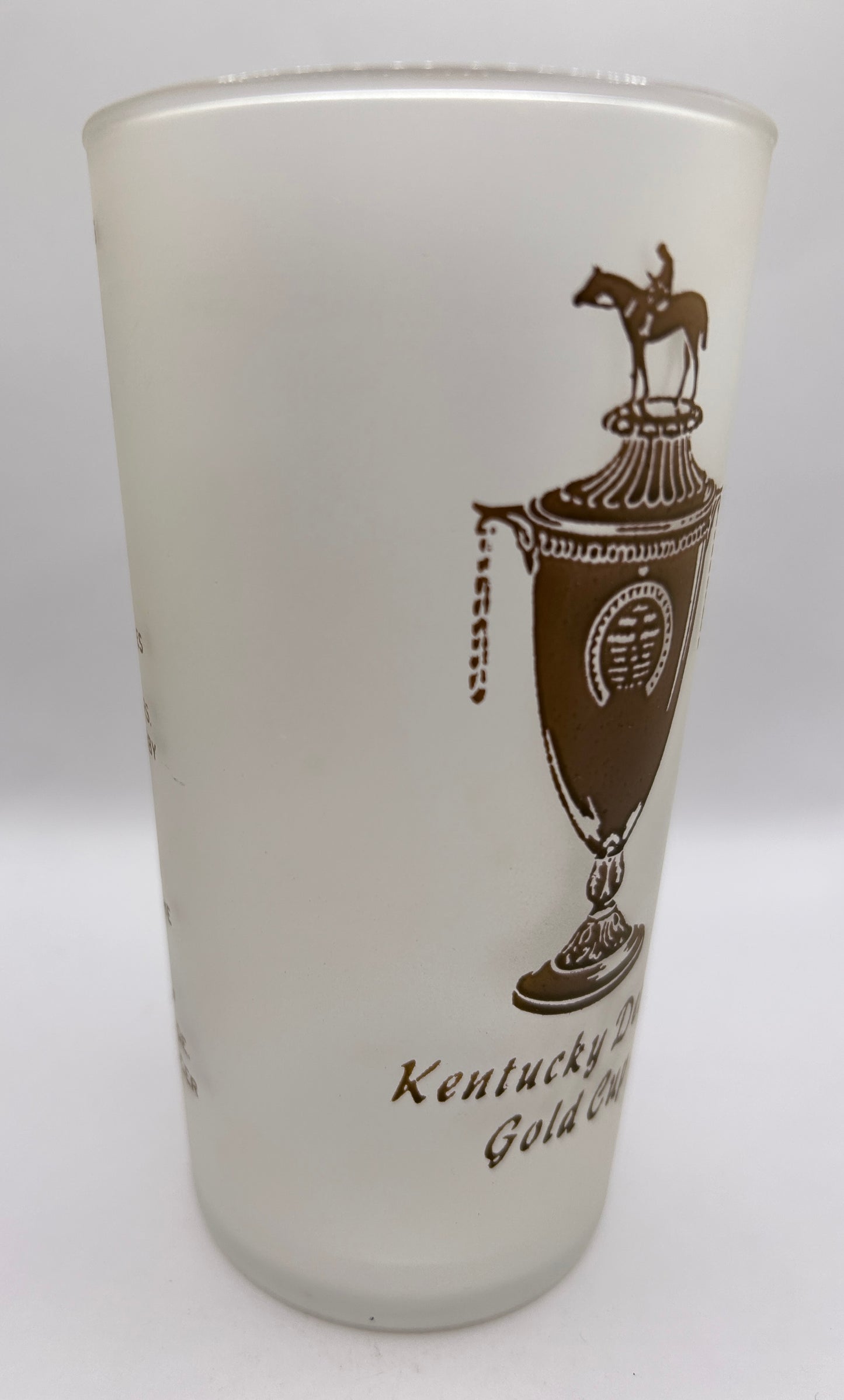 1952 Kentucky Derby Glass