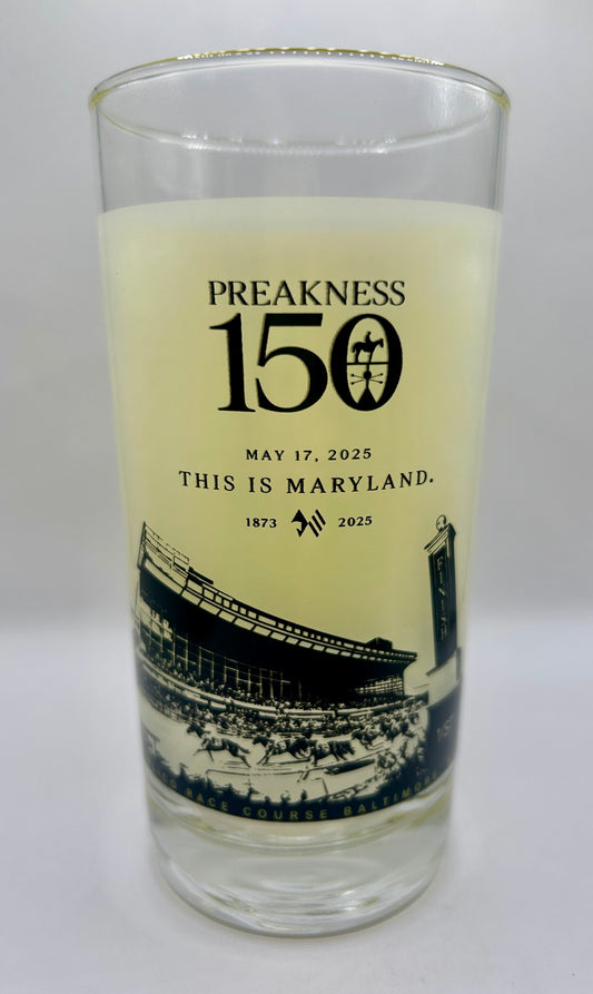2025, 150th Preakness Stakes Glass