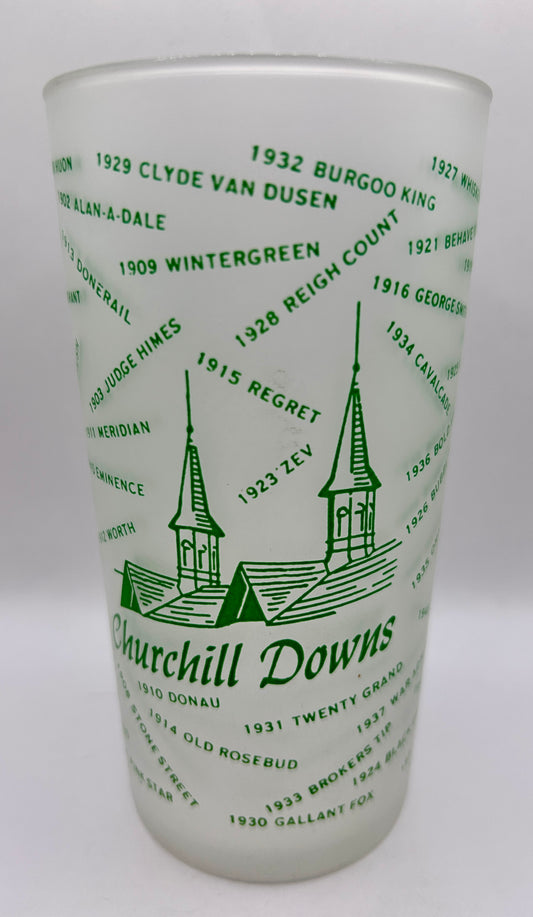 1954 Kentucky Derby Glass