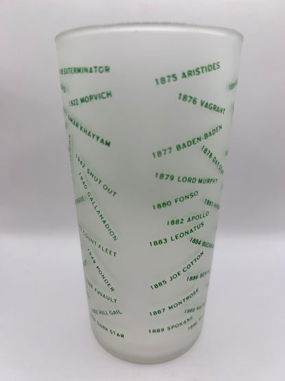 1954 Kentucky Derby Glass