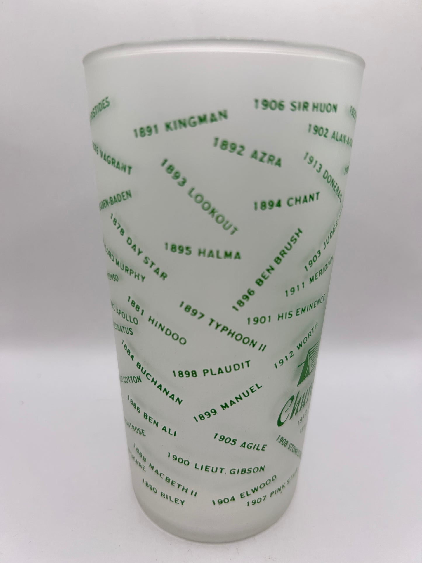 1954 Kentucky Derby Glass