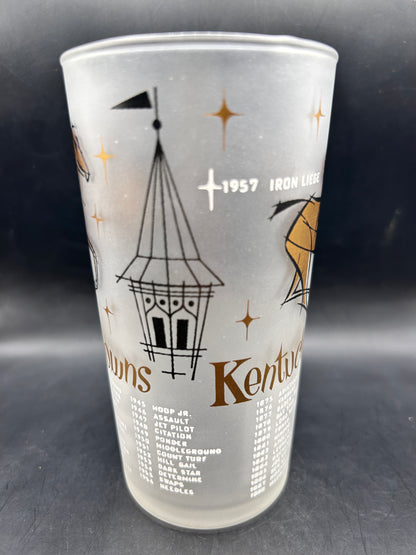 1958 Kentucky Derby Glass: Iron Liege