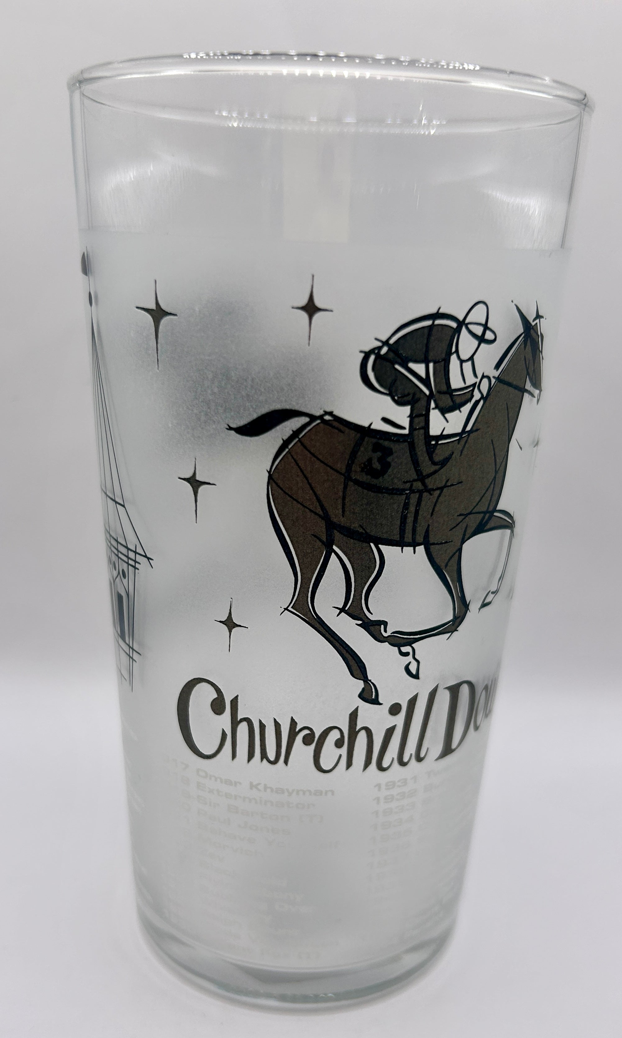 Reproduction Glass 1957 Kentucky Derby Reproduction Glass – Derby Glass Warehouse, LLC