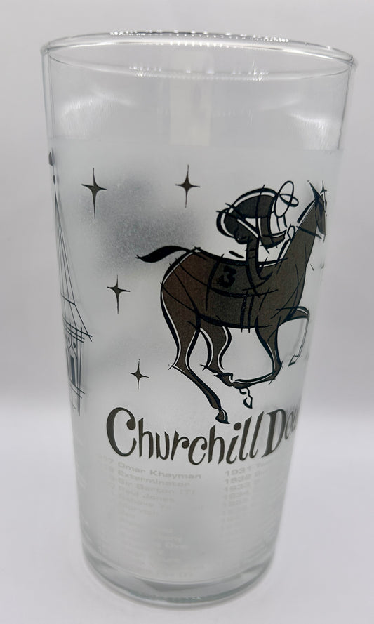 1957 Kentucky Derby Reproduction Glass