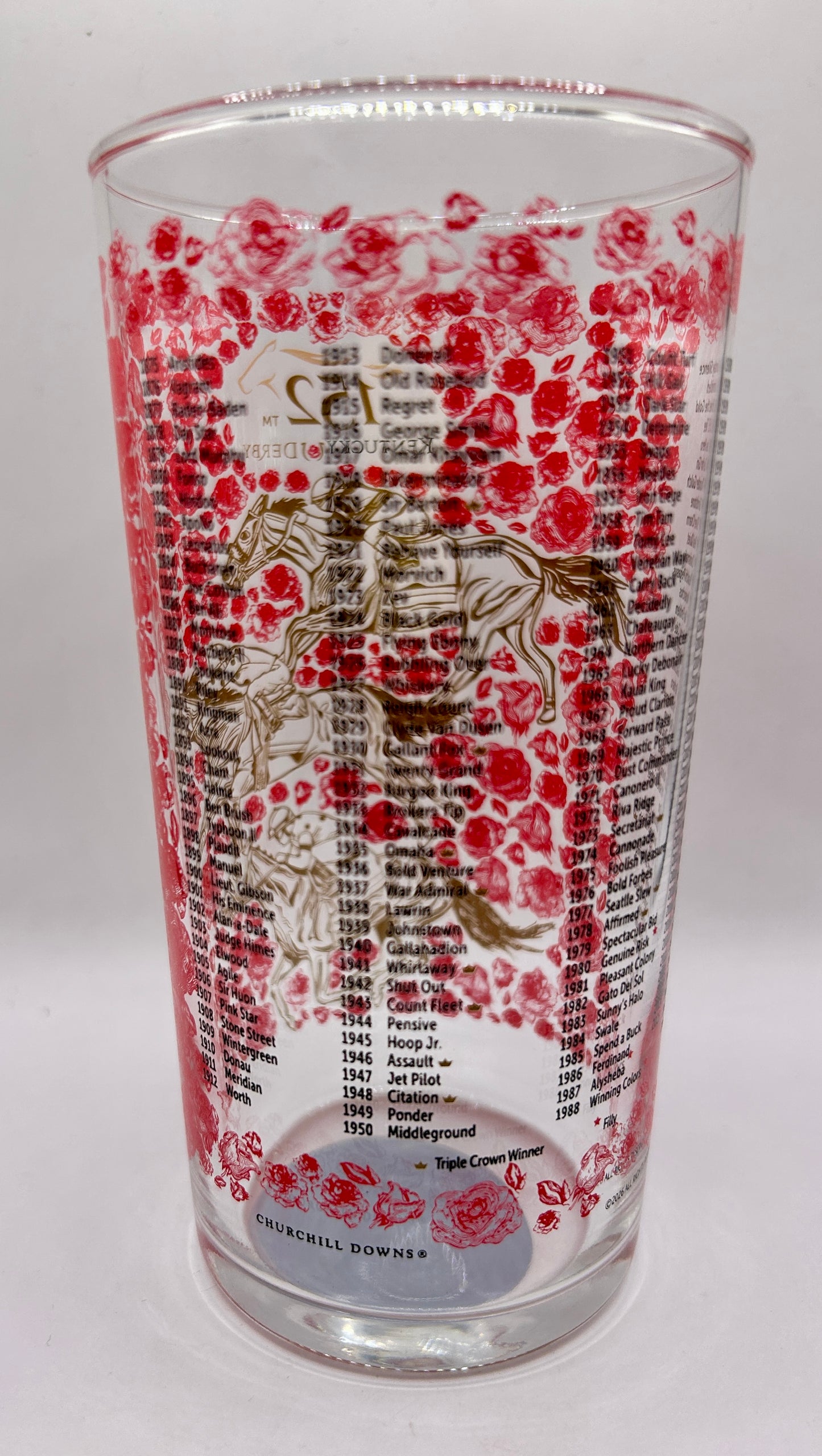 Case of 2026 Kentucky Derby Glasses