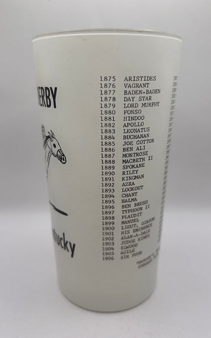 1970 Unofficial Kentucky Derby BAR Glass