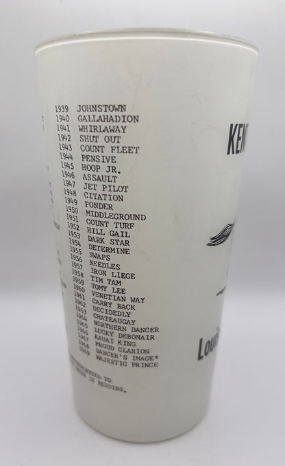 1970 Unofficial Kentucky Derby BAR Glass