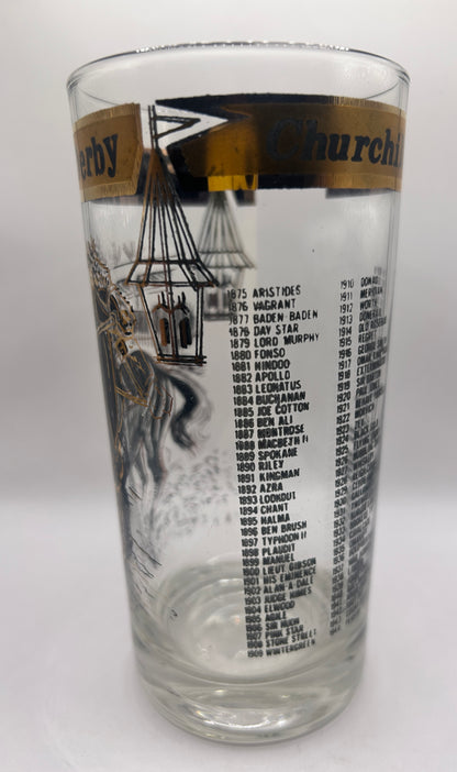1978 Unofficial Kentucky Derby BAR Glass