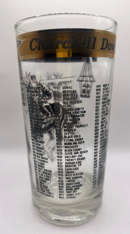 1978 Unofficial Kentucky Derby BAR Glass