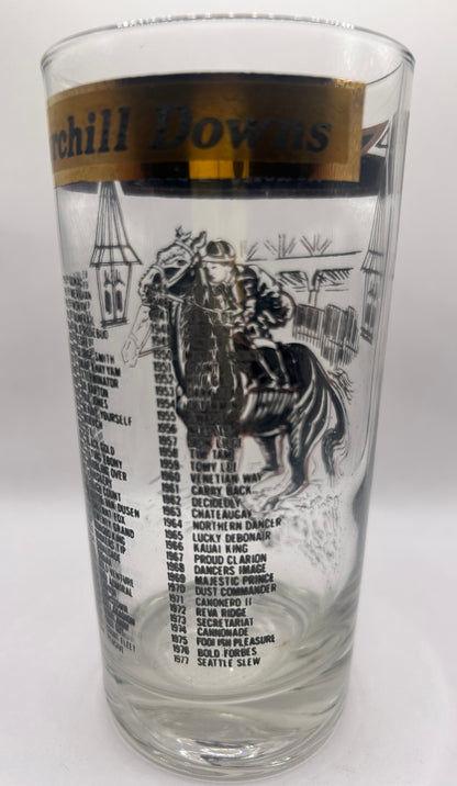 1978 Unofficial Kentucky Derby BAR Glass