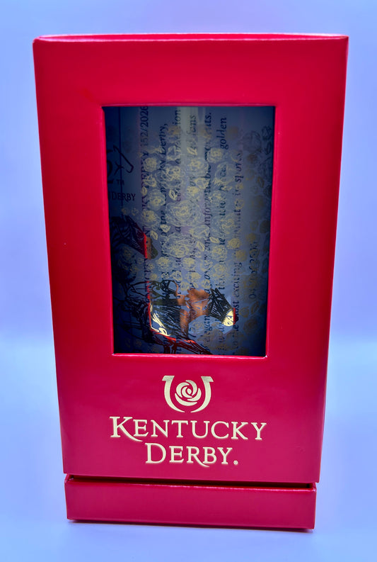 2026, 152nd Kentucky Derby Gold Glass