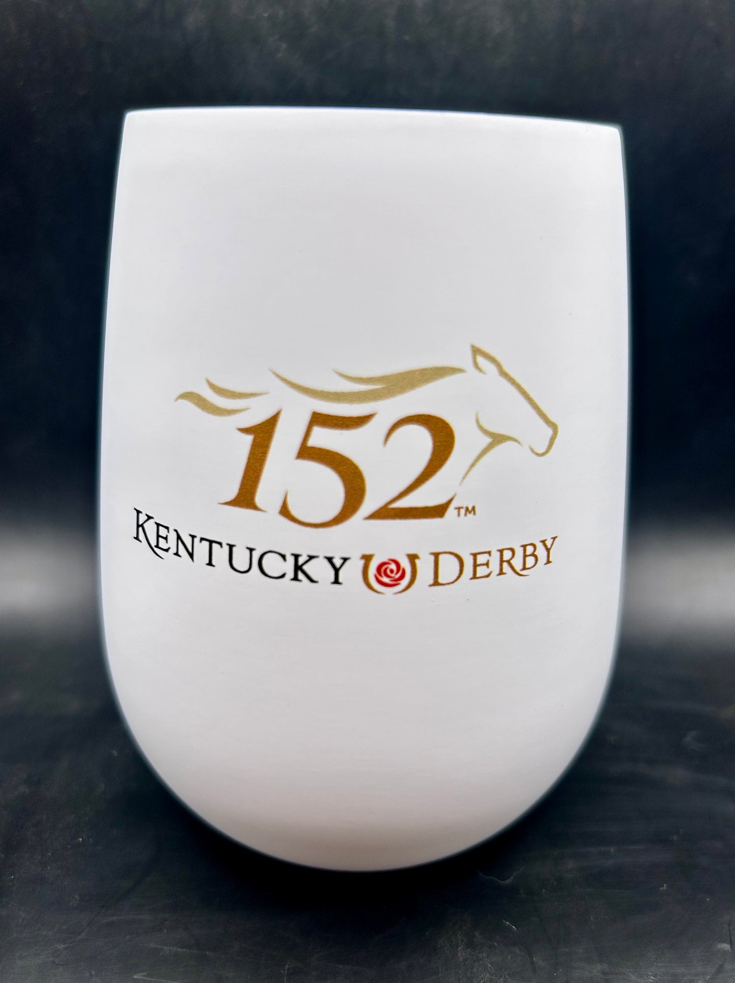 2026 Kentucky Derby 152 Stainless Steel Stemless Wine Glass