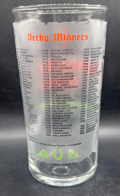 1973 Kentucky Derby Glass - Movie Prop Reproduction