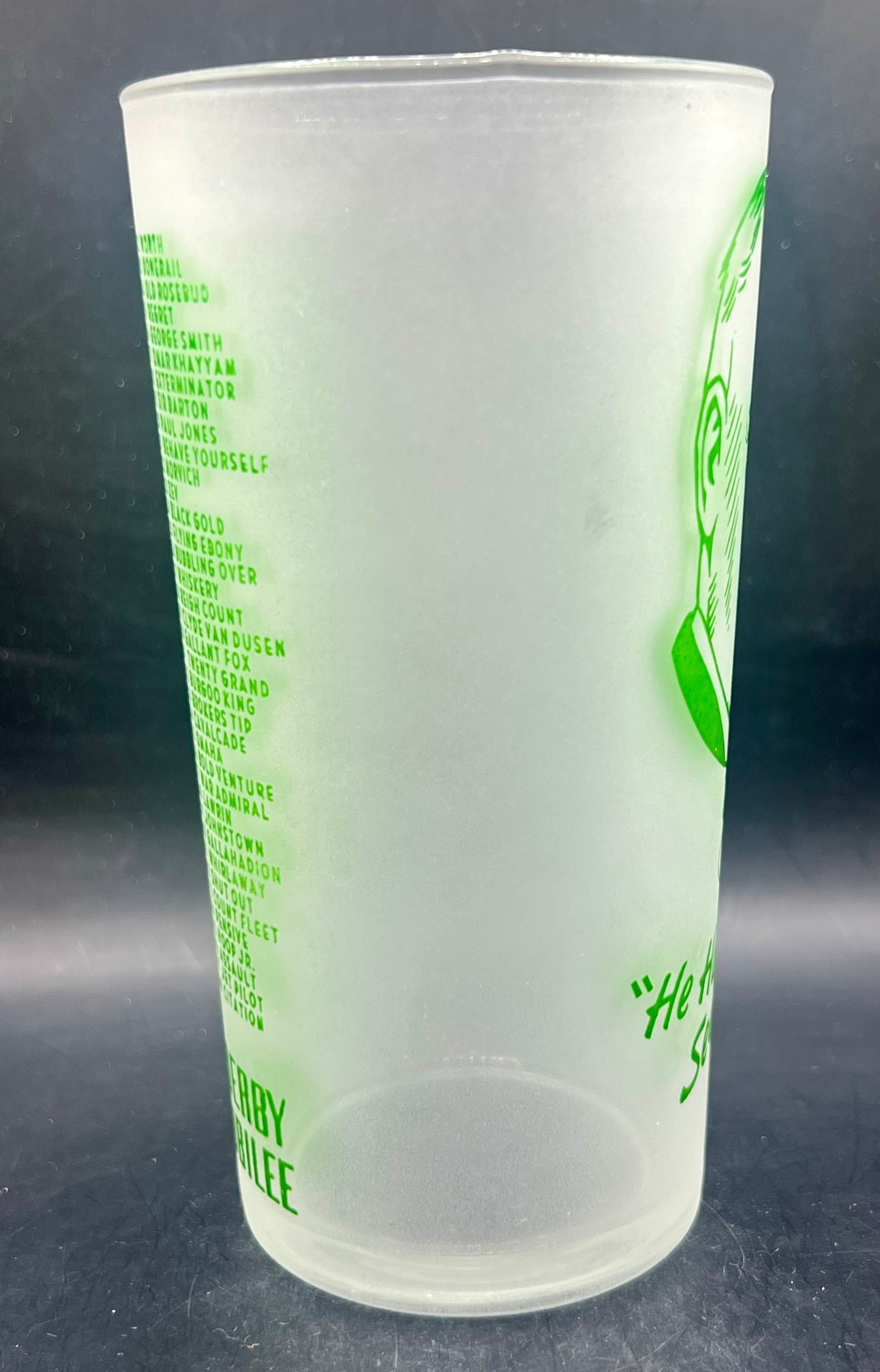 1949 Kentucky Derby Glass - Missing YN