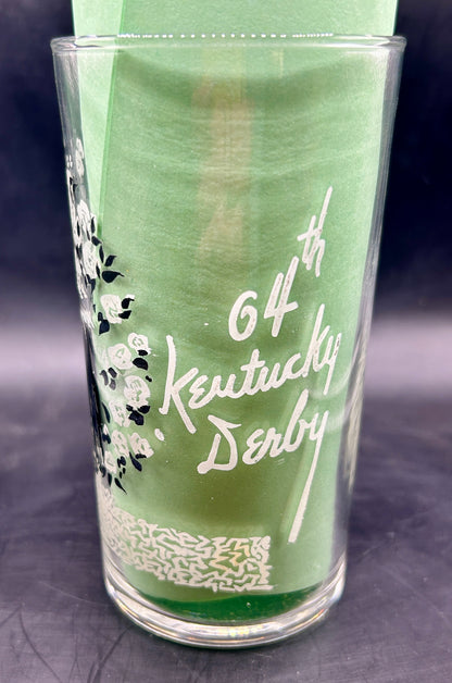 1938 Kentucky Derby Water Glass