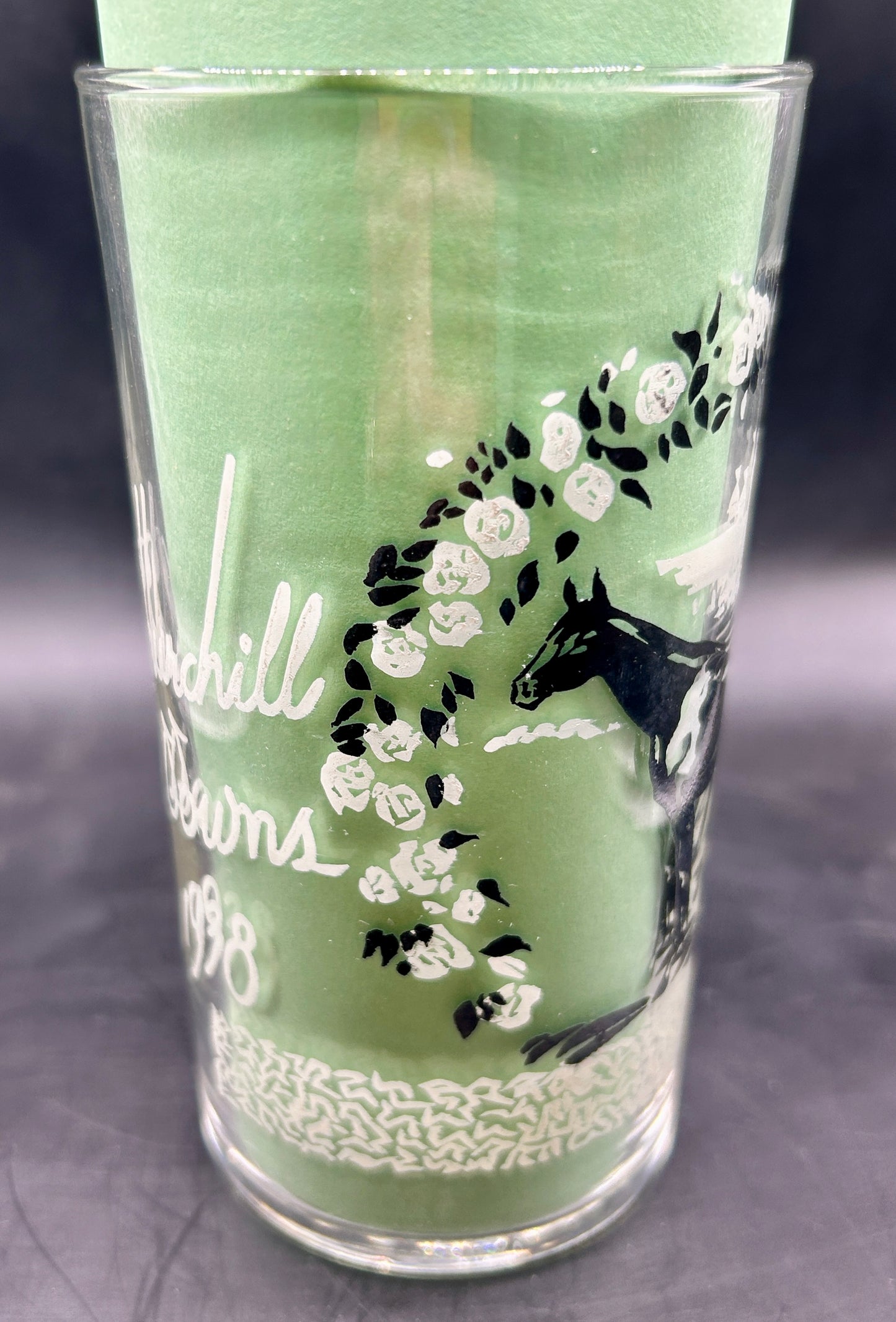 1938 Kentucky Derby Water Glass