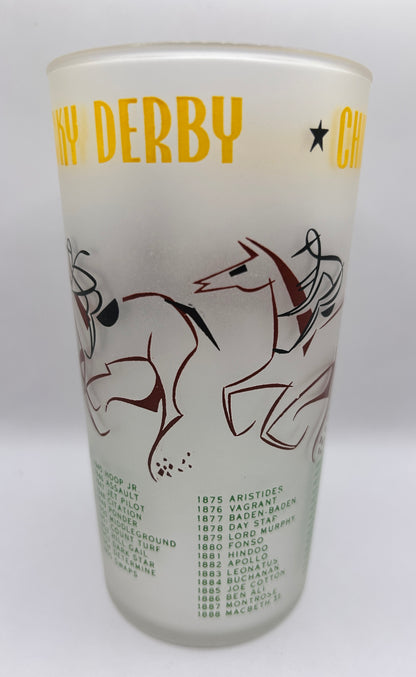 1956 Kentucky Derby Glass: 2 Stars, 3 Tails
